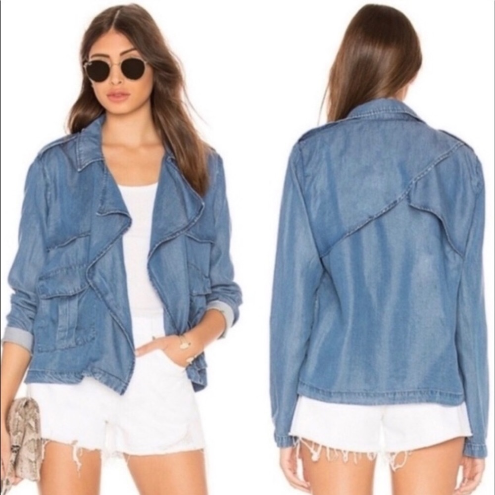 SPLENDID Soft Denim Chambray Jacket